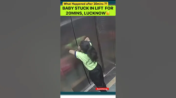 Baby Stuck in Lift What Happened To Her? | Lucknow | Beware of Elevators #lift #baby #stuck #shorts