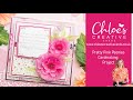 Chloe's Creative Cards How to Make Pretty Pink Peony Flowers Cardmaking Project with Chloe Endean