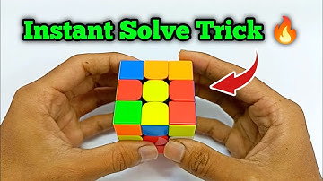 Cube Solve Magic Trick | Instant Rubik’s Cube Solve Reveal | Amazing Cube Trick for Beginners