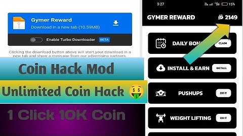 Gymer Reward App Coin Hack Mod | Gymer Reward App Coin Adder Script | Gymer Reward App |