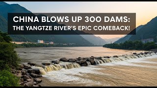 China Blows Up 300 Dams The Yangtze River’s Epic Comeback! #hydroelectric #threegorgesdam #yangtze