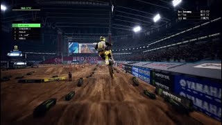Supercross The Game 3:How I Hit First Rhythm Section Glendale