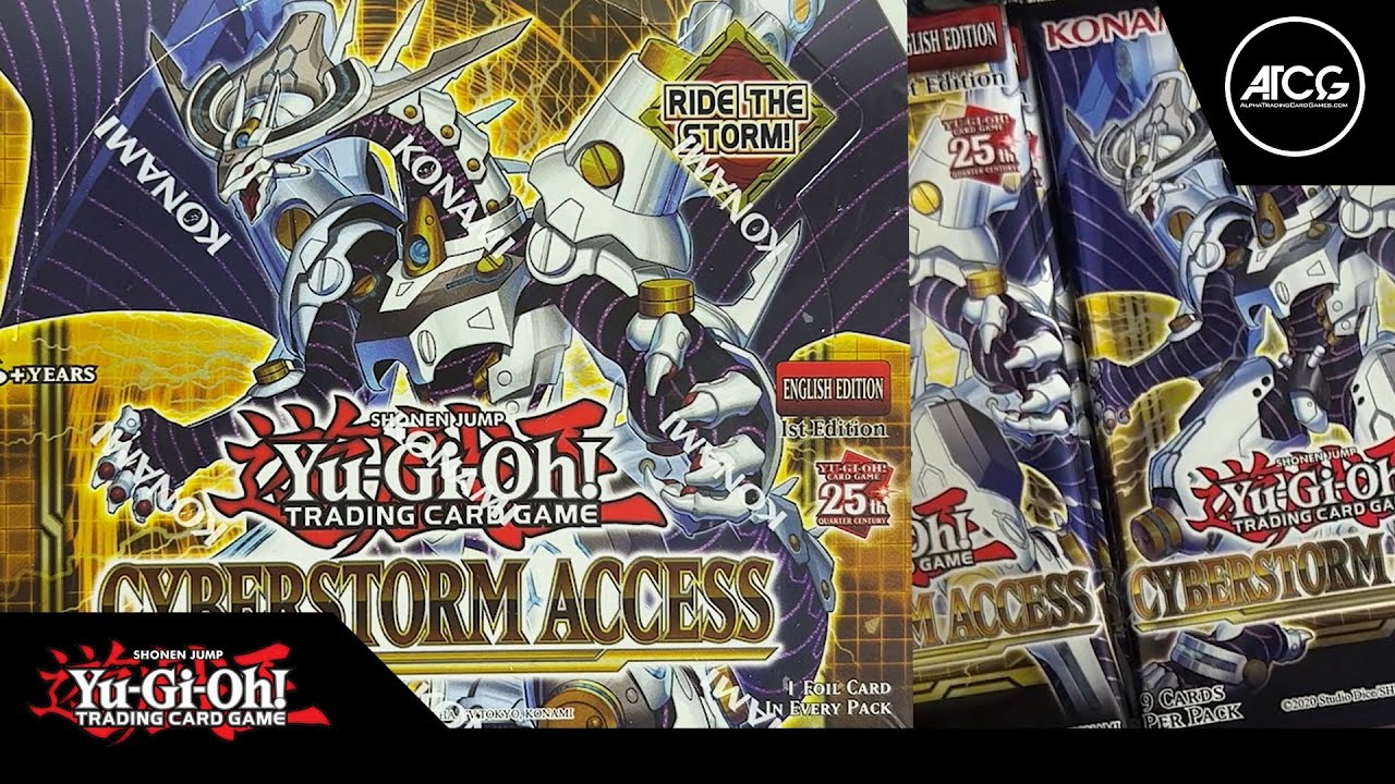 Yugioh CYBERSTORM ACCESS Booster Box Opening - INSANE GIVEAWAY