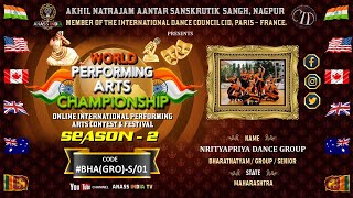 NRITYAPRIYA DANCE GROUP (MAHARASHTRA) CODE #BHA(GRO)-S/01, ANASS INDIA.