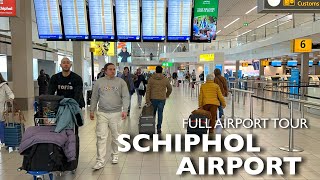 Amsterdam Schiphol Airport (AMS) Full Walking Tour | Departure 1-3| Arrival 1-4| Drop & Pick Up 🇳🇱