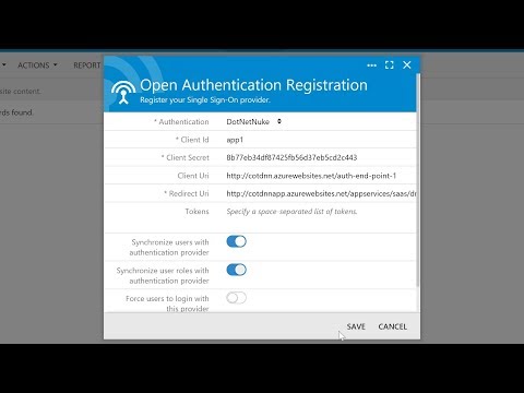 DotNetNuke Connector: Configuring DNN for Open Authentication