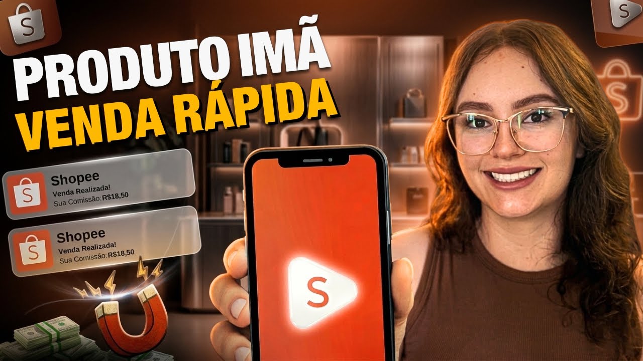 AFILIADO SHOPEE: Vendi em 24h com Produtos Imã (Shopee Vídeos)