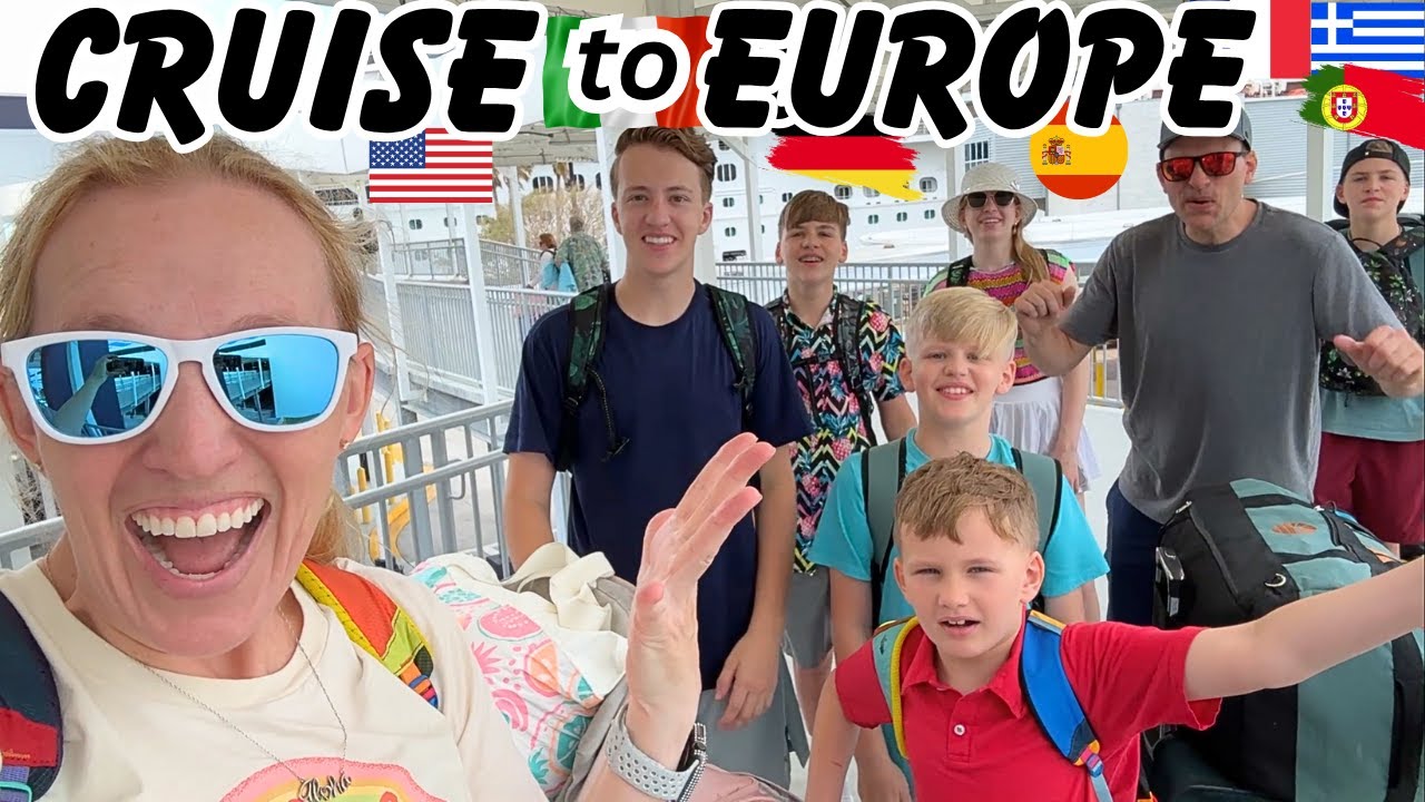 One Way Ticket to Europe - Family of 10!