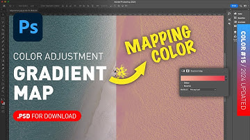 Gradient Map Adjustment Layer + PSD File Demonstrated [Photoshop Color for Beginners]