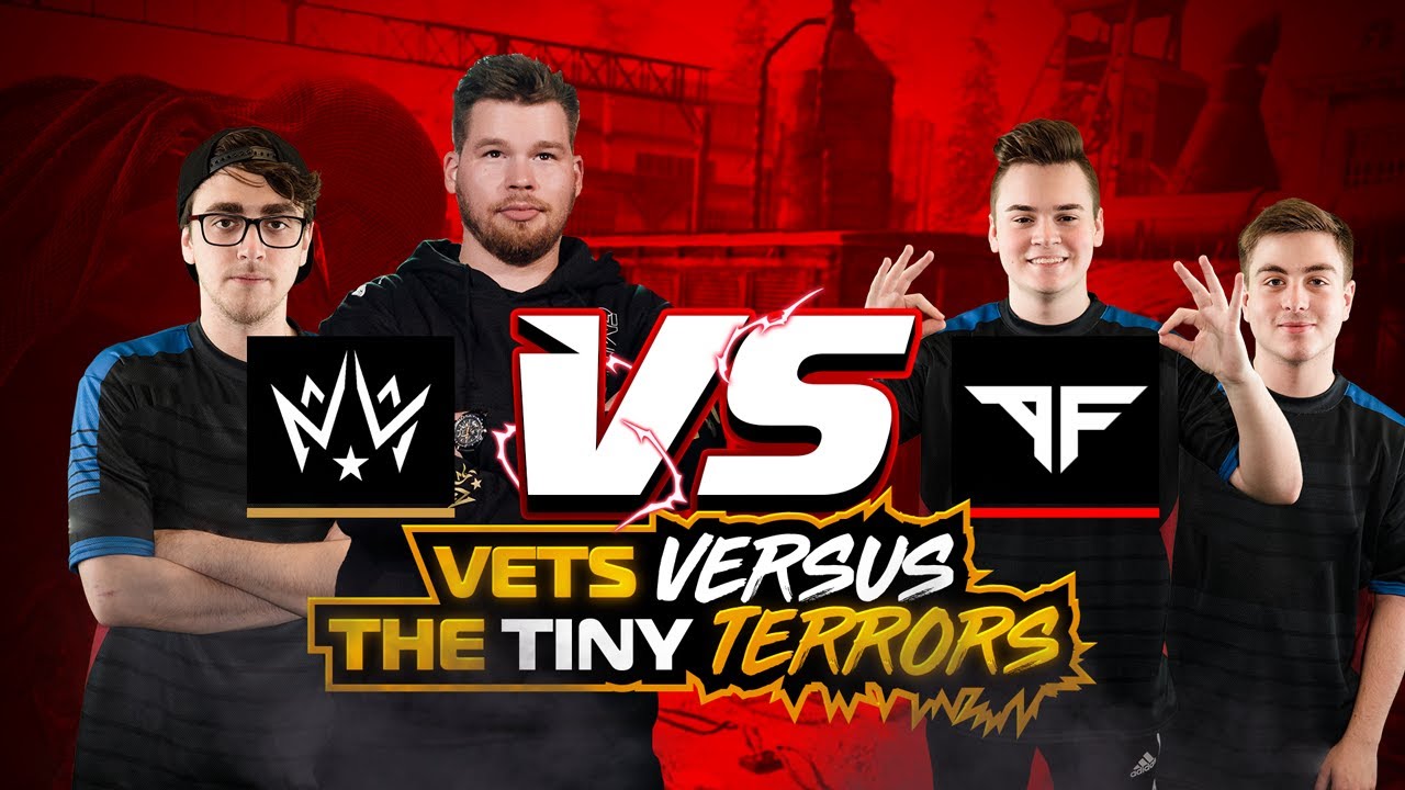 THE VETERANS vs TINY FAZE TERRORS!! **BEST** DOMINATION MAP FOR COMPETITIVE?!? (COD: MW)