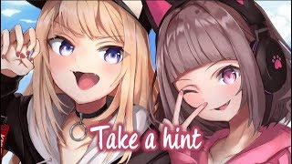 【Nightcore】→ Take A Hint (Switching Vocals) (cover) || Lyrics Resimi