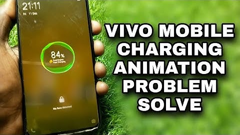 How to solve vivo charging animation problem hindi