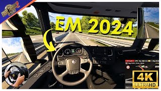 Testando EURO TRUCK SIMULATOR 2 no VOLANTE em 2024! Thrustmaster Ferrari 458 Italia