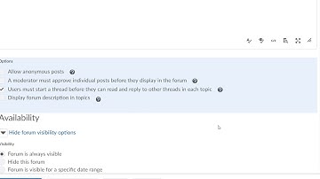 D2L: Create Group Discussions