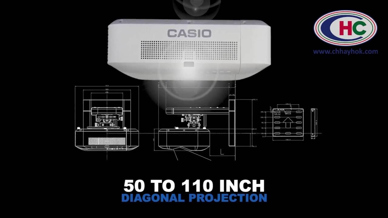 Casio Ultra Short Throw Projector - YouTube