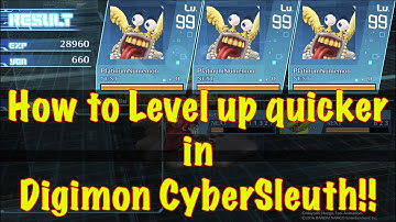 How To: Digimonstory CyberSleuth Level Up 4X Faster!!