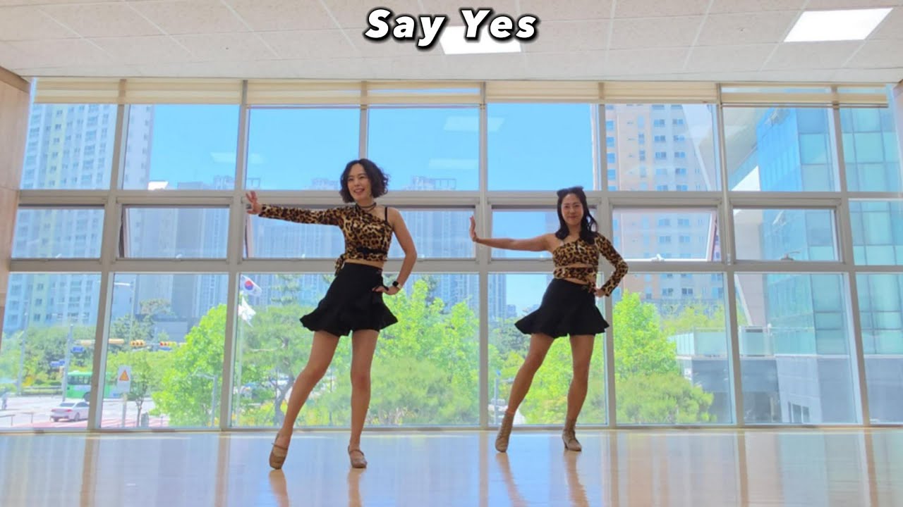 Say Yes linedance / 세이예쓰 라인댄스 / Improver/ 송도라인댄스/ 인천 라인댄스/ 라인댄스 스텝 쉽게 배우기