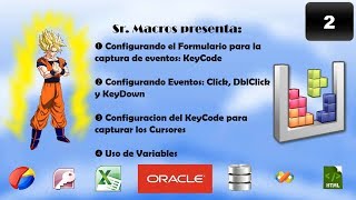 20171026 - #2 - Tetris - Configurando el UserForm para capturar eventos