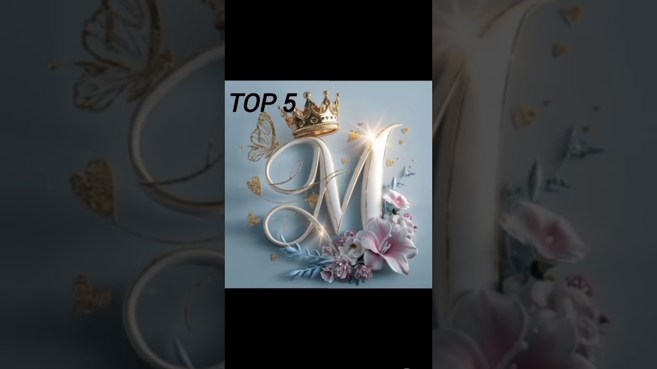 top 10 lucky name first letter 🎉❤ 