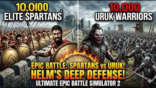 Can 10,000 Spartan Hoplites Hold Helm’s Deep Against Uruk Army? | UEBS 2 screenshot 3