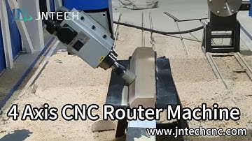 How to make Foam Wood Mould by 4-axis CNC Router Machine