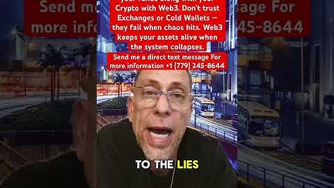 Do not hold your crypto on exchanges or cold wallet make sure you are holding them on Web3 #xrp