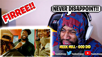 HE WAS TALKING!!! Meek Mill - God Did (Official Video) (REACTION)