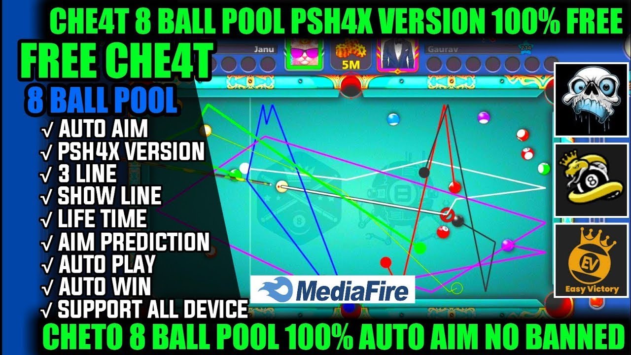 8 Ball Pool > CHETO HACK PC GAMELOOP | BYPASS AVANÇADO NUNCA FOI DETECTADO