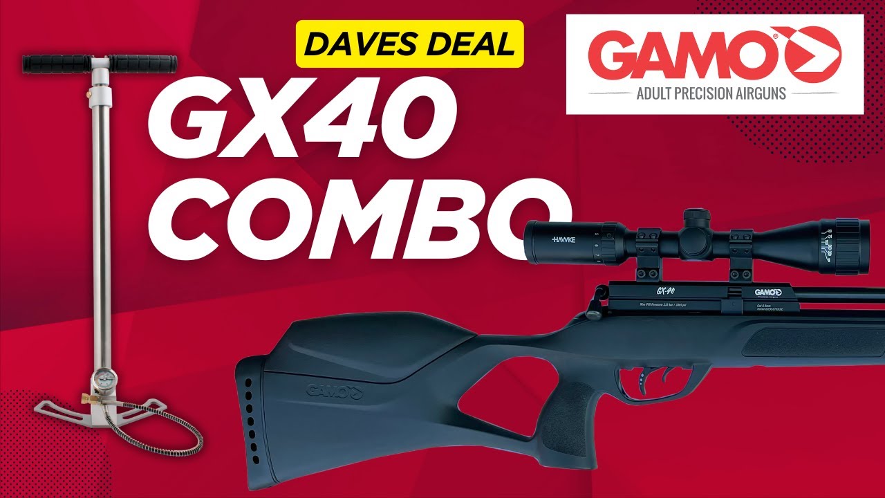 Предложение Дэйва: пневматическая винтовка Gamo GX40 PCP Combo — полная мощность, полная заряженн...