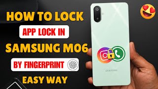 How to lock apps in Samsung M06 | Samsung M06 app lock settings | screenshot 4