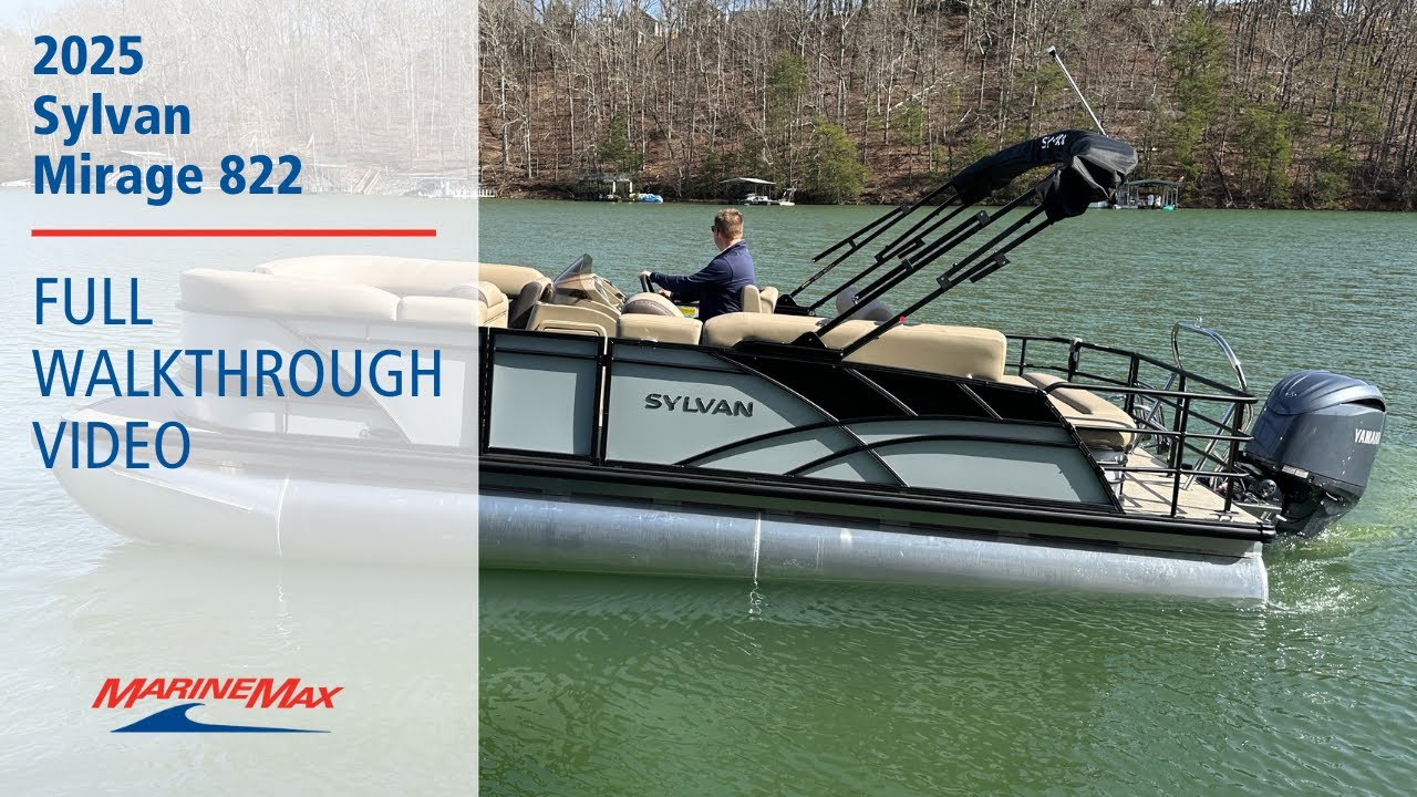 マリン 2025 Sylvan Mirage 822 LZ SE Review: The Ultimate Luxury Pontoon