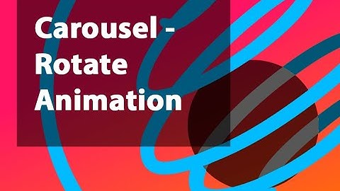 Carousel /w rotate animation using react spring and react use gesture - Part 1