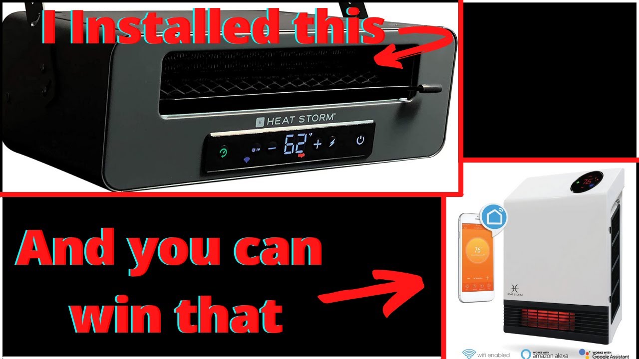 Heat your garage! Heat Storm 6000 Install - YouTube