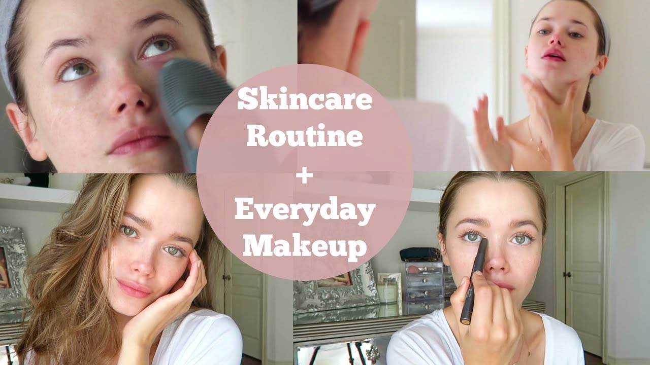 Skincare Routine Everyday Makeup Tutorial 2017 AD YouTube
