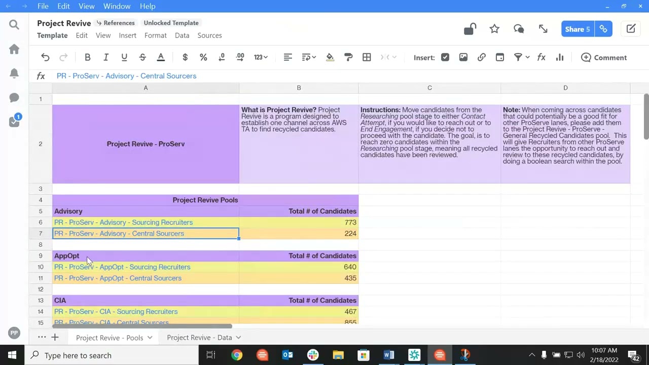Project Revive    Video Training