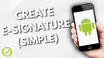 How To Create An e-Signature On Android (Simple)