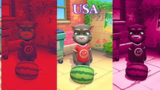 Talking Tom Cat - 3 New Colors Unlocked! Gameplay iOS & Android screenshot 2