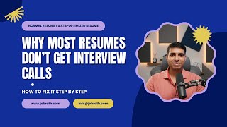 Why ATS Rejects Your Resume in 6 Seconds (Normal vs ATS Resume)