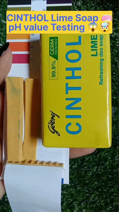 SHOCKED 😱 pH Testing of Cinthol Lime Soap 🧼✨ pass or fail ⁉️ #skincare #shorts #youtubeshorts