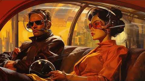 10-Minute Retro Sci-Fi Ambient: Epic AI-Generated Visuals | Inspiration & Motivation