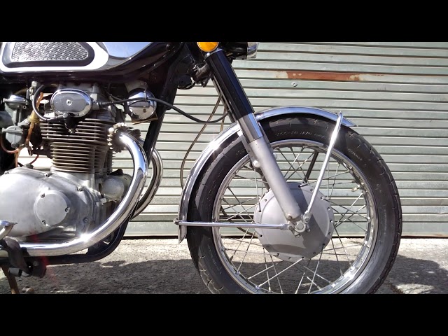 ホンダCD250 旧車は生き物 フォークの震えを愛でる③ - YouTube