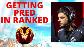 FINALLY GETTING PRED IN RANKED | TSM IMPERIALHAL SEASON 20 RANKED SESSION
