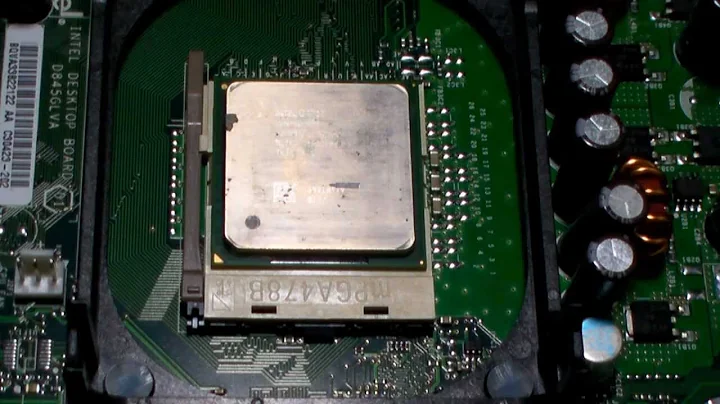 Installing Pentium 4 into 478 socket