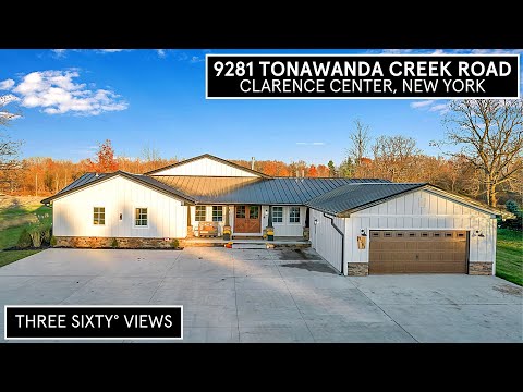 9281 Tonawanda Creek Rd, Clarence Center, NY home video tour