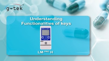 How to Use the Keys on the LM Pro H Temperature and Humidity Data Logger