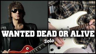 L' assolo di "Wanted Dead Or Alive" (Bon Jovi) | Gli armonici artificiali con la chitarra