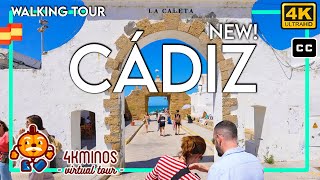 CÁDIZ | Old Town 2023 | 4K UHD Walking Virtual Tour Spain 2023