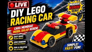 🔴 LIVE  LEGO Racing Car 🏎️ | Cara Membuat Mobil Balap Keren