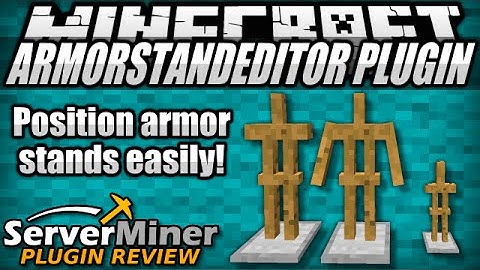 How to use armor stand GUI in Minecraft with ArmorStandEditor Plugin