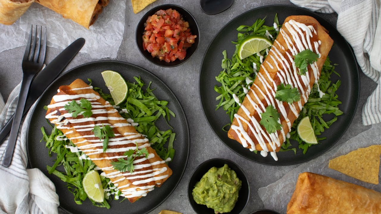 Shredded Beef Chimichangas - House of Nash Eats